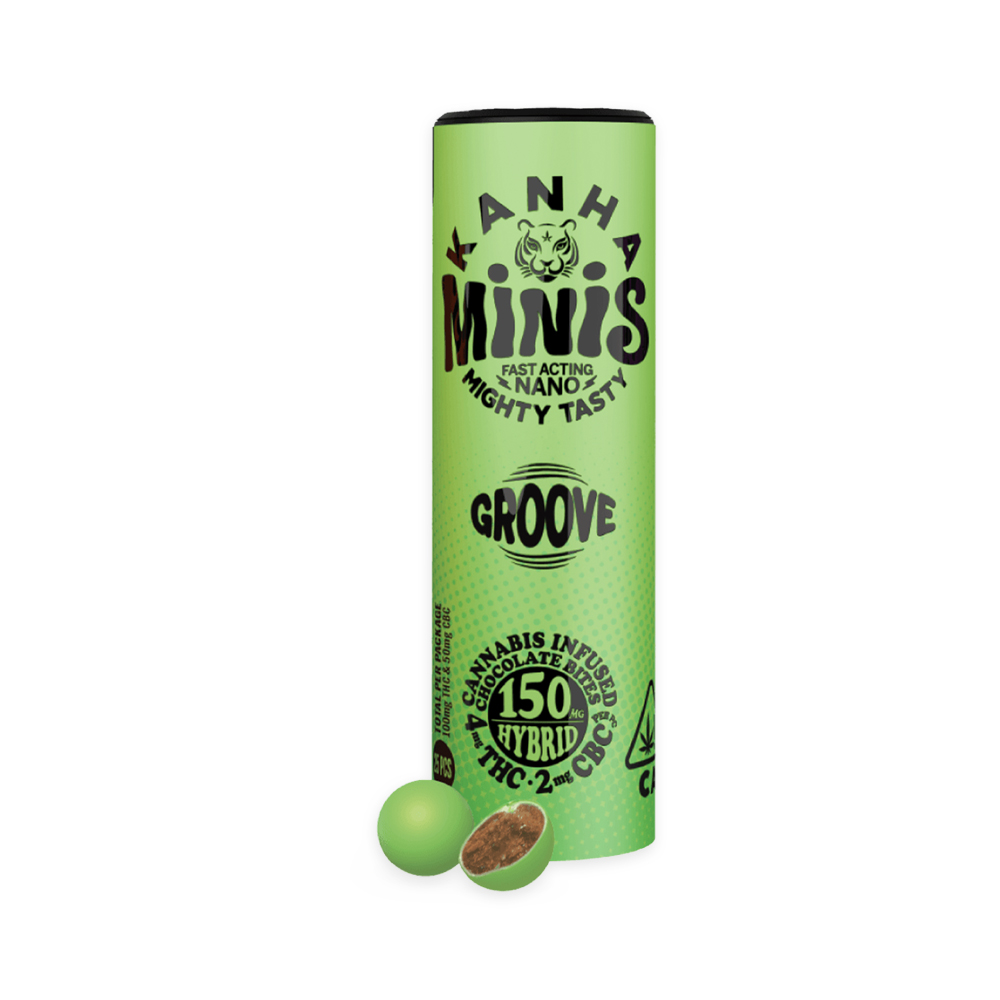 Photograph of product: GROOVE MINIS CHOCOLATE CBC BITES [25 CT]