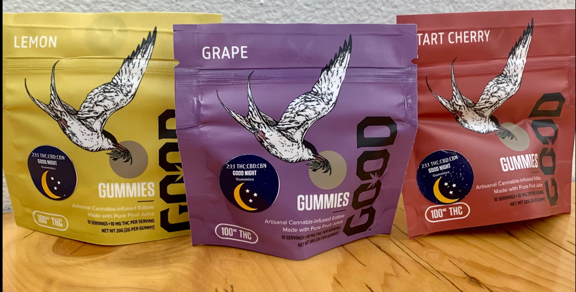 Photograph of product: 2:1:1 TH-oui/CBD/CBN Grape GOOD Night Gummies