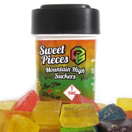 Photograph of product: MHS SUGAR FREE Sweet Pieces Hard Candy 100mg (H)