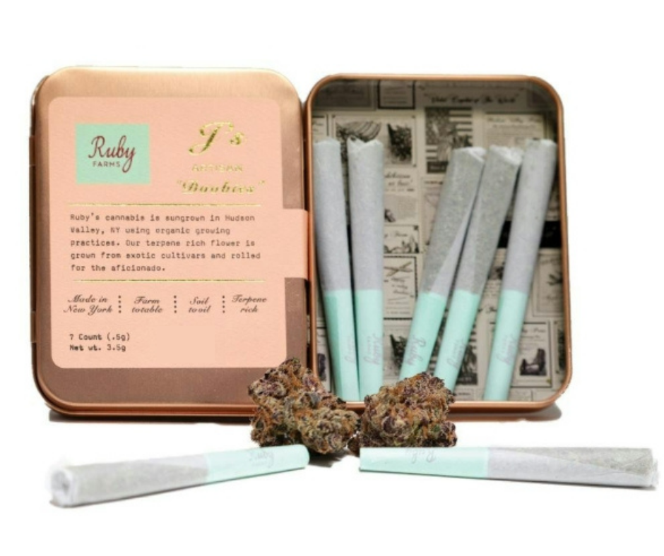 Photograph of product: Ruby Farms | African Orange Pre-Roll | 7ct