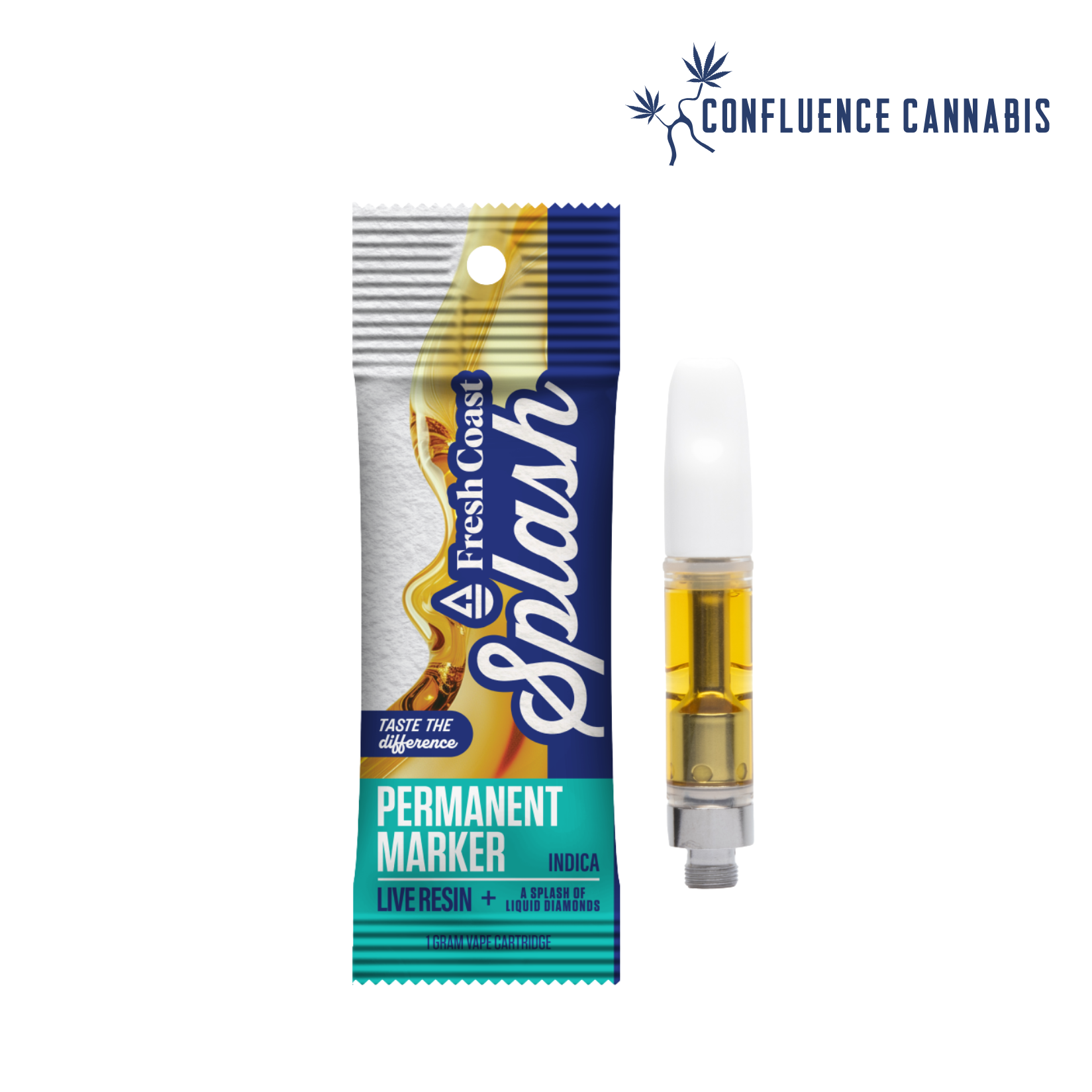 Photograph of product: Permanent Marker Live Resin Distillate Cartridge