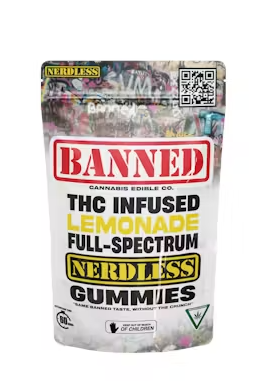 Photograph of product: BANNED | 200MG NERDLESS | LEMONADE