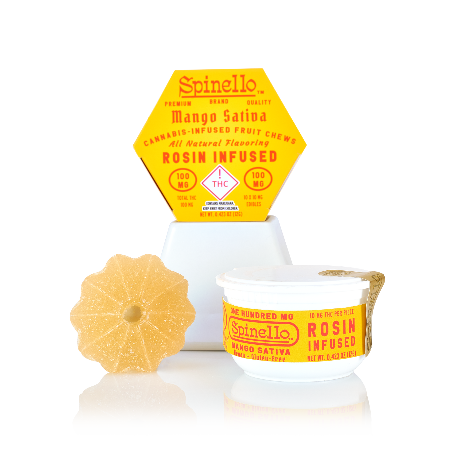 Photograph of product: Spinello | Rosin Gummies | (S) Mango