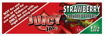 Photograph of product: Juicy Jays 1 1/4 Rolling Papers (Strawberry)
