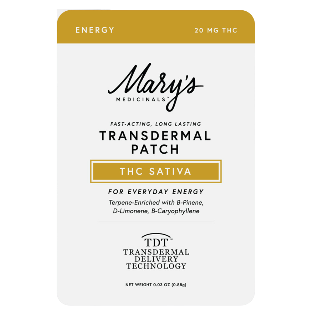 Photograph of product: Mary's Medicinals | TH-oui Oui'd Energy Transdermal Patch | Topical | 20mg TH-oui