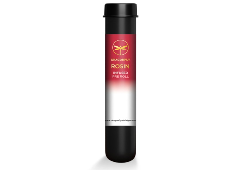 Photograph of product: Dragonfly: Glitter Bomb 1.25G Rosin Infused PreRoll (H-I)