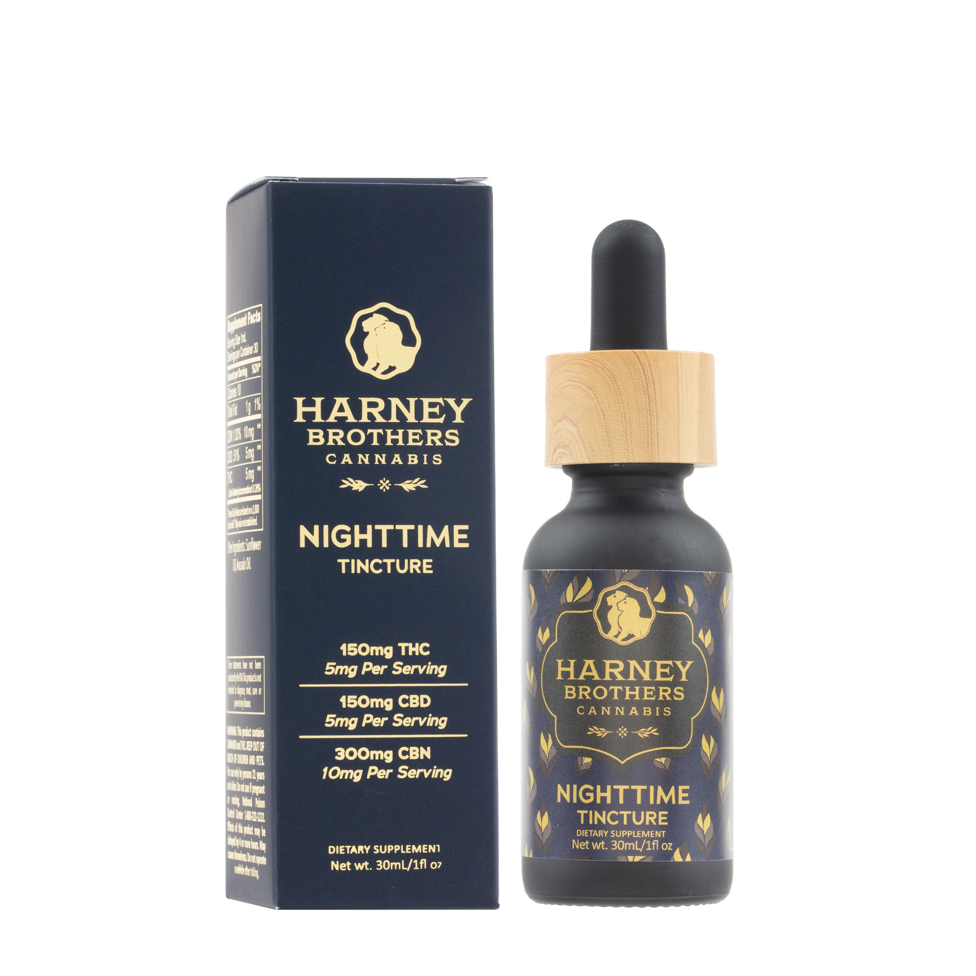 Photograph of product: Harney Brothers | Nighttime Tincture | 150mg