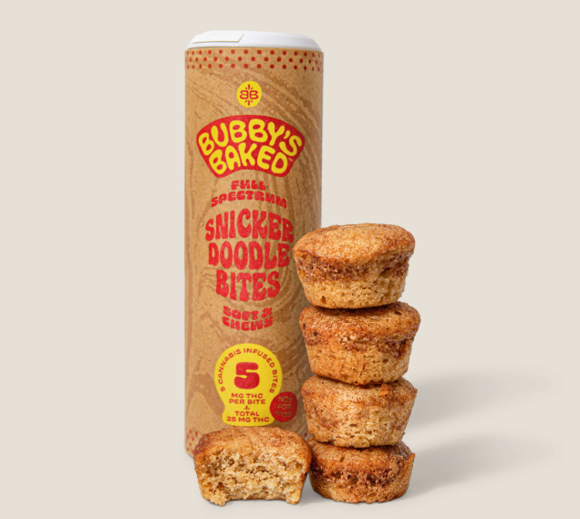 Photograph of product: Bubby's Baked 50mg Bites - Snickerdoodle Bites