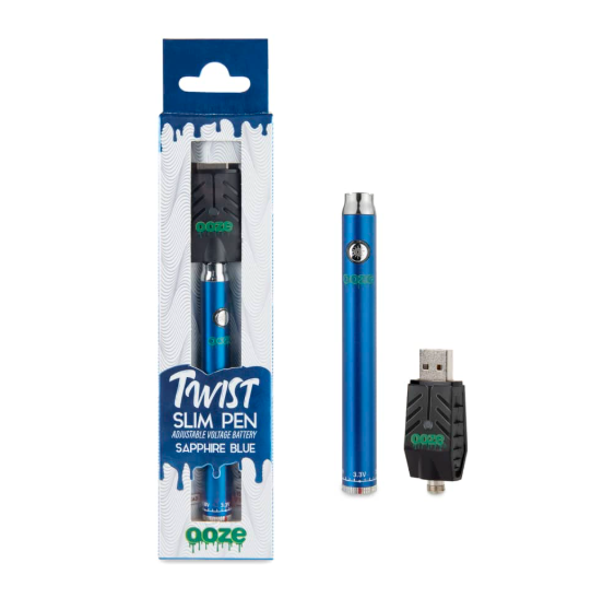 Photograph of product: Ooze - Slim Twist - Battery - Blue