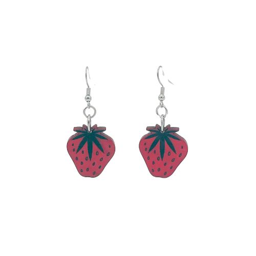 Photograph of product: Strawberry Kush Dangle Earrings