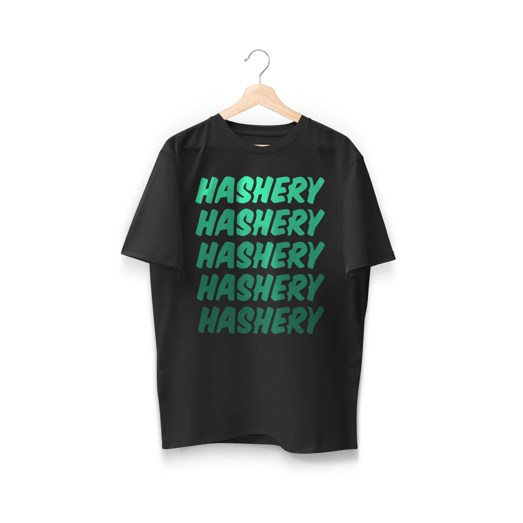 Photograph of product: au chocolatery | T-Shirt | Green Logo (S)