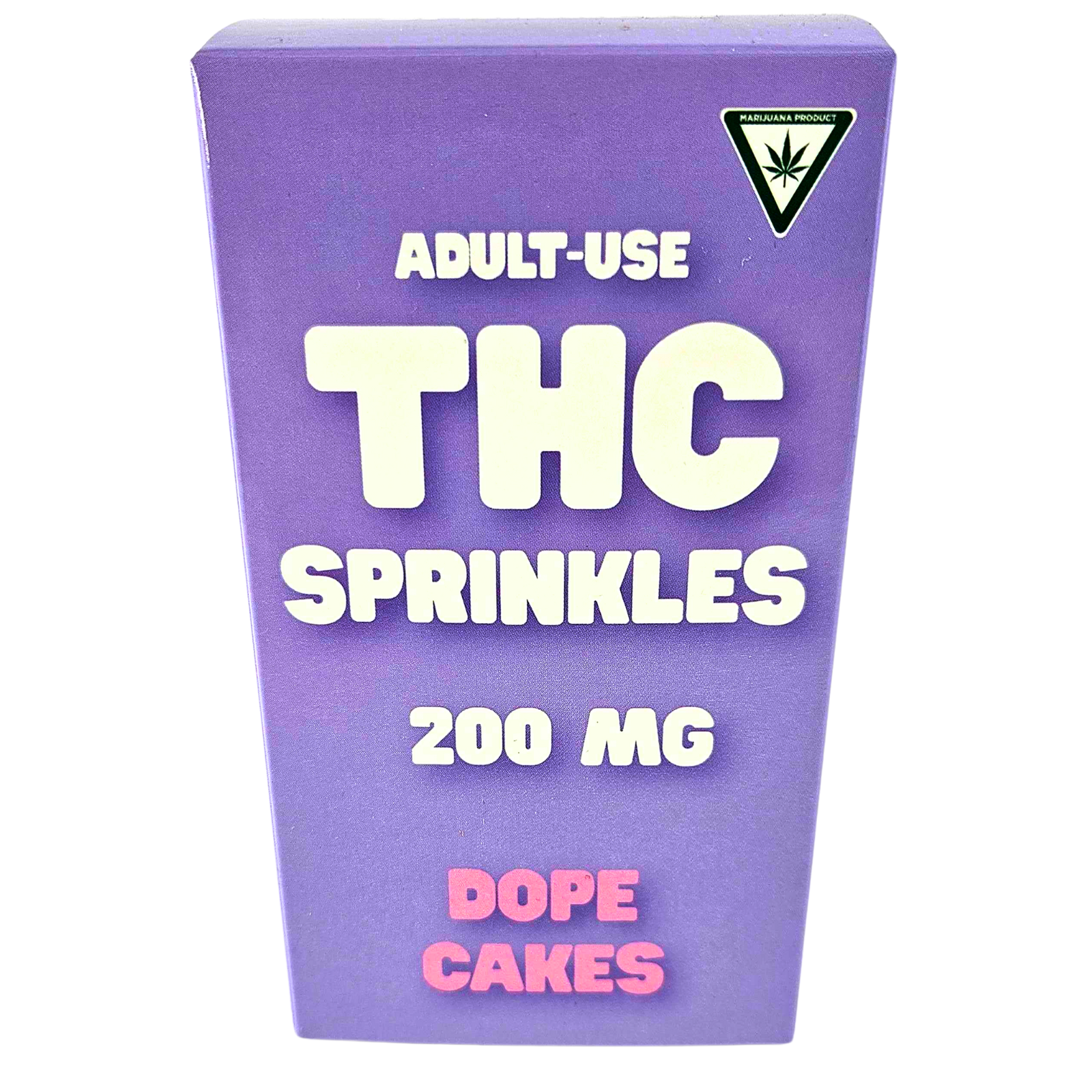 Photograph of product: DOPE CAKES | Edibles | Sprinkles | Purple | 200mg