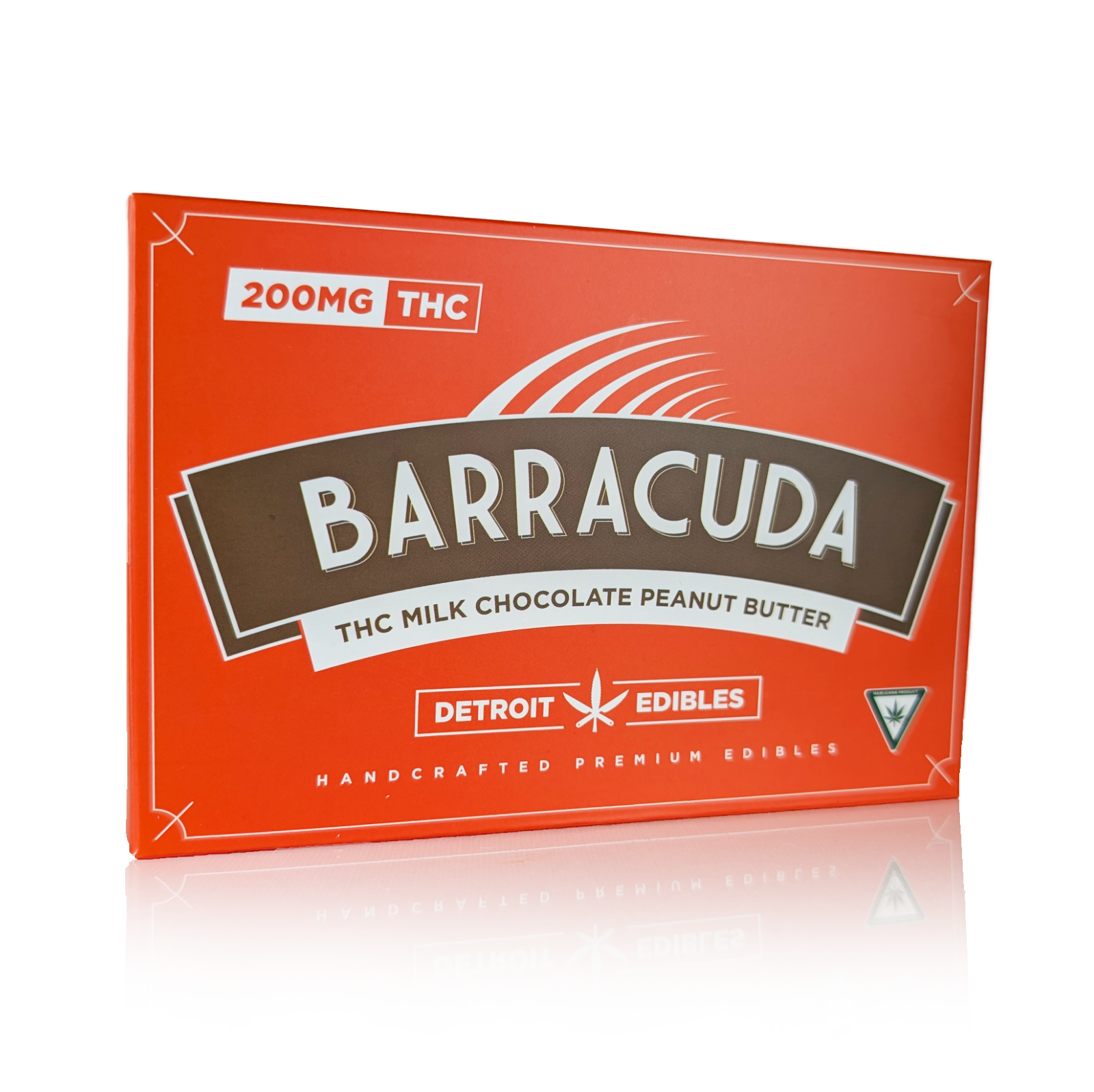 Photograph of Product: BARRACUDA BAR - PEANUT BUTTER MILK CHOCOLATE - 200MG THC