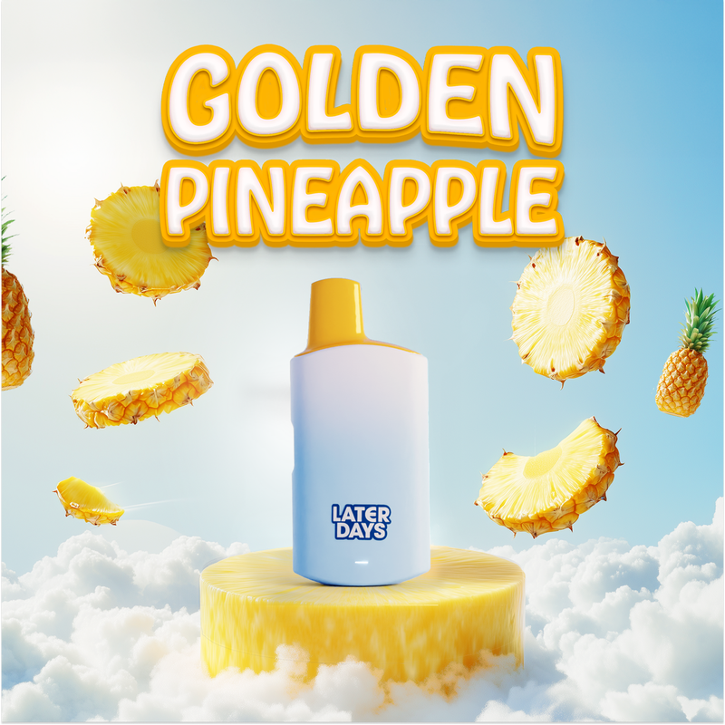 Photograph of product: Later Days Golden Pineapple (S) AIO Disposable 1g