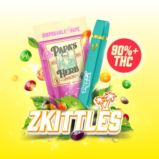 Photograph of product: Papa's Herb - 1g Disposable (Zkittlez) - 