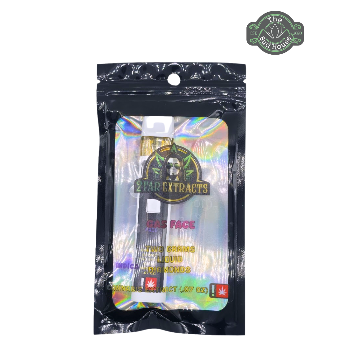Photograph of product: 2 Far Extracts 2g GAS FACE LD AIO