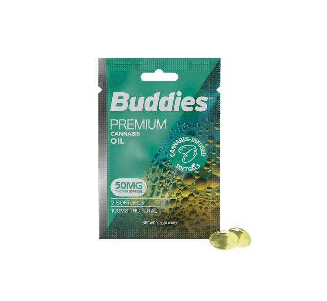 Photograph of product: Soft Gels 50mg 2pk - 100mg - 