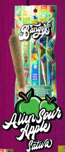 Photograph of product: ALIEN SOUR APPLE - 1.2 G - 2 PACK