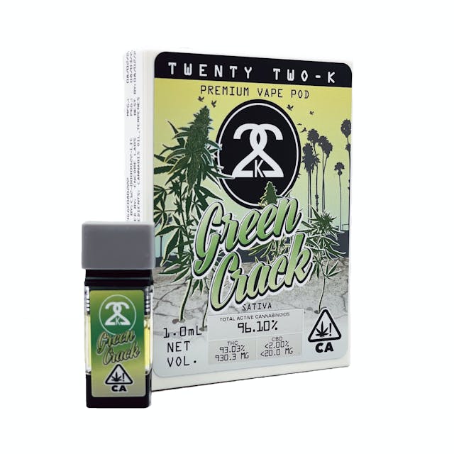 Photograph of product: Green Crack | 1g Pod