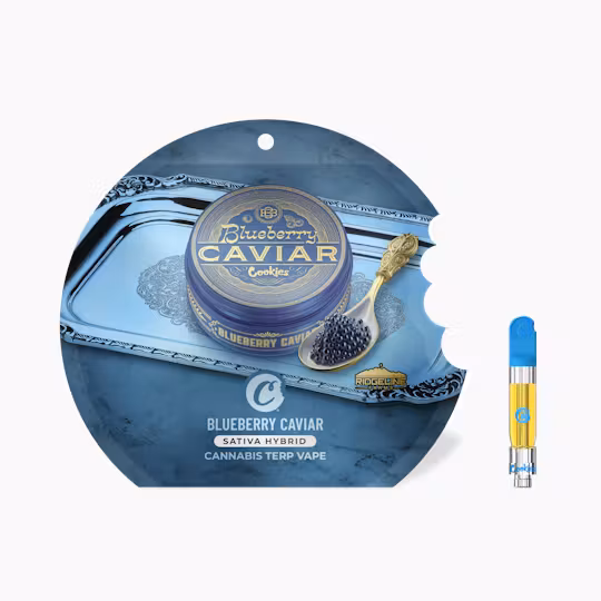 Photograph of product: BLUEBERRY CAVIAR 1G CARTRIDGE