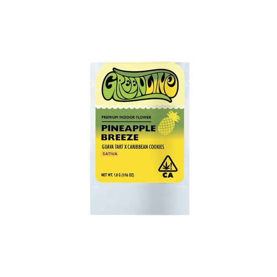 Photograph of product: Greenline - Pineapple Breeze - 1.8g Flower - 