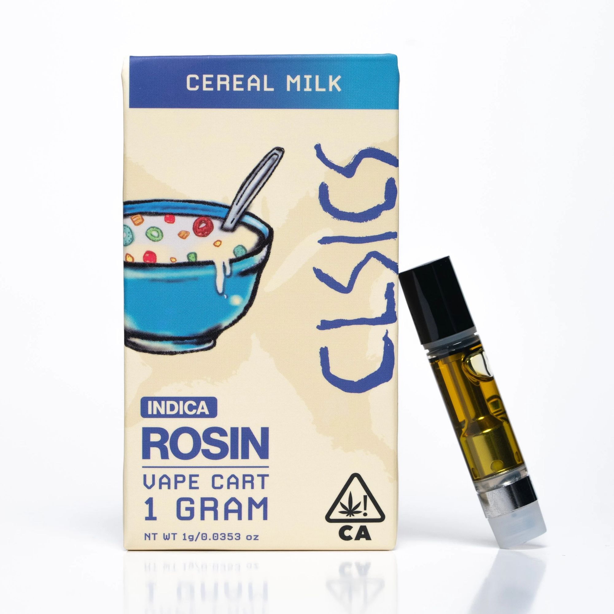 Photograph of product: Cereal Milk - Live Rosin Cartridge - 1g (I) - CLSICS
