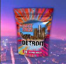 Photograph of product: Detroit Dope - Pre-Roll OZ Pack - Pineapple Tart