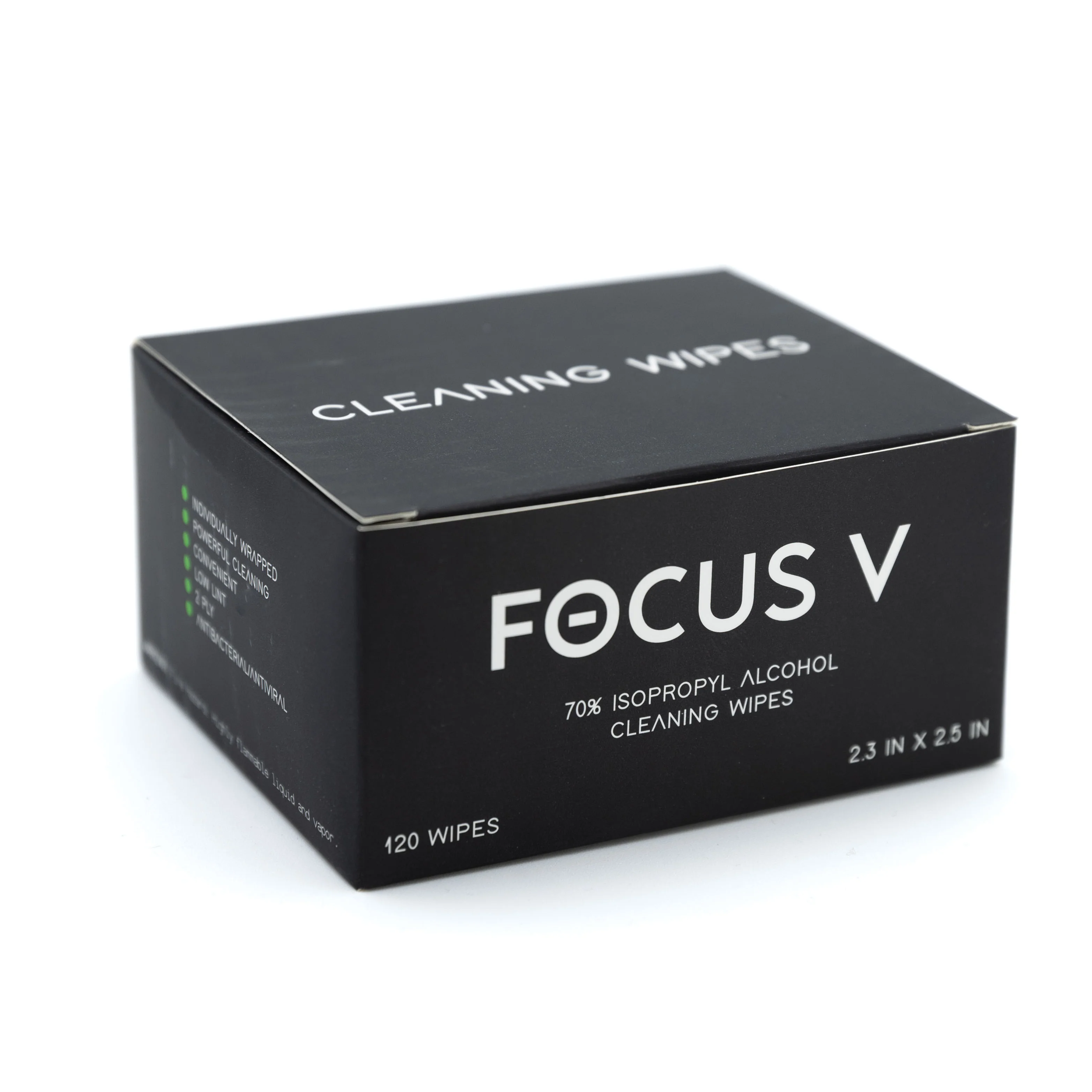 Photograph of product: Focus V | ISO Wipes | 120ct