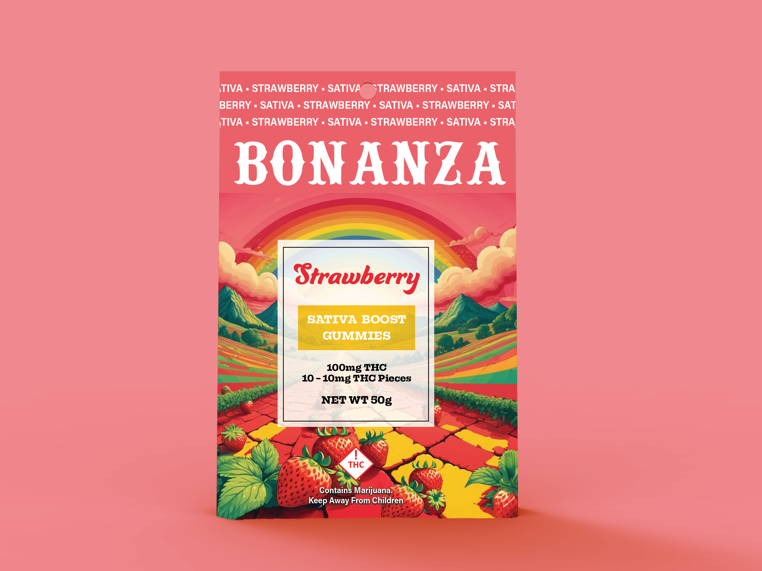 Photograph of product: Strawberry Oui'd Gummies | 100mg