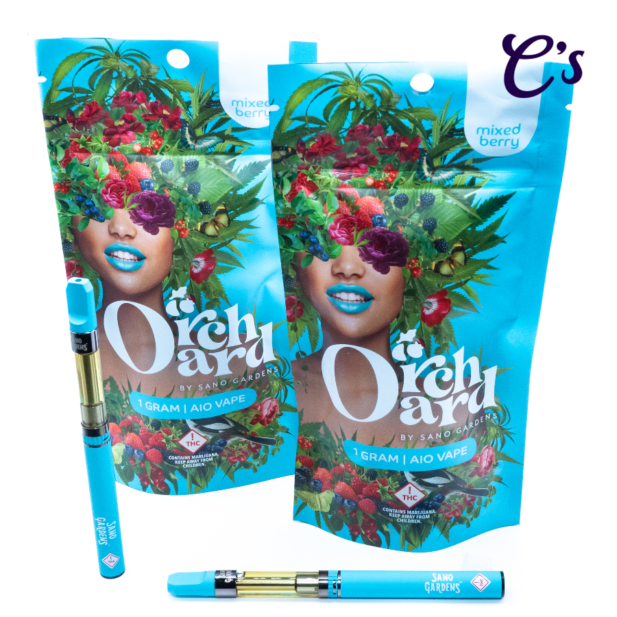 Photograph of product: Sano Gardens | Orchard Flavored AIO Cart (H) Mixed Berry 1g