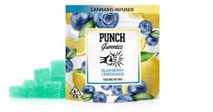 Photograph of product: [Punch] TH-oui Gummies -100mg - Blueberry Lemonade (H) - 