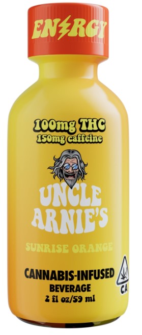 Photograph of product: Sunrise Orange W/ Caffeine 2oz (100mg) Shot [S]