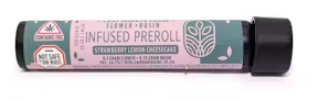 Photograph of product: Last Minute Farm | Lemon Strawberry Cheesecake | Infused | Pre-Roll | 1.05G