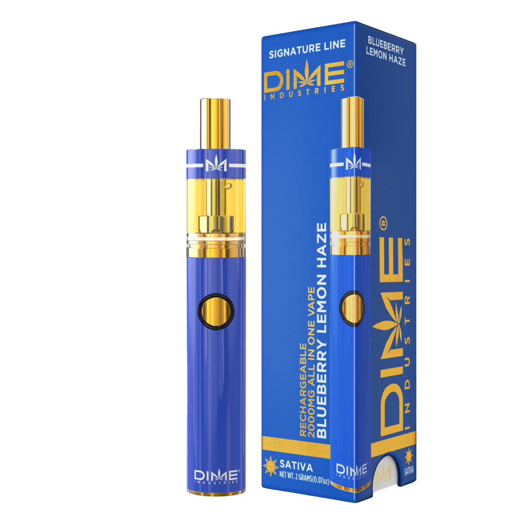 Photograph of product: Dime Industries | AIO | Blueberry Lemon Haze | 2g