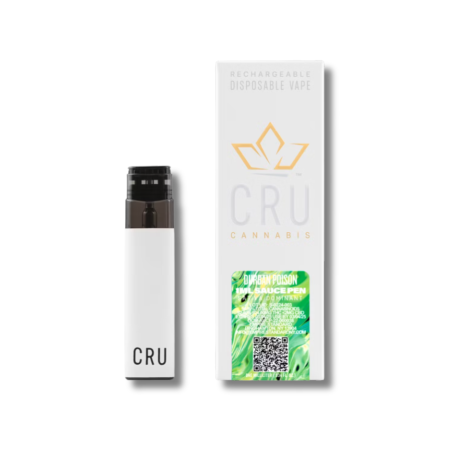 Photograph of product: Cru - Durban Poison Disposable Vape - 1g