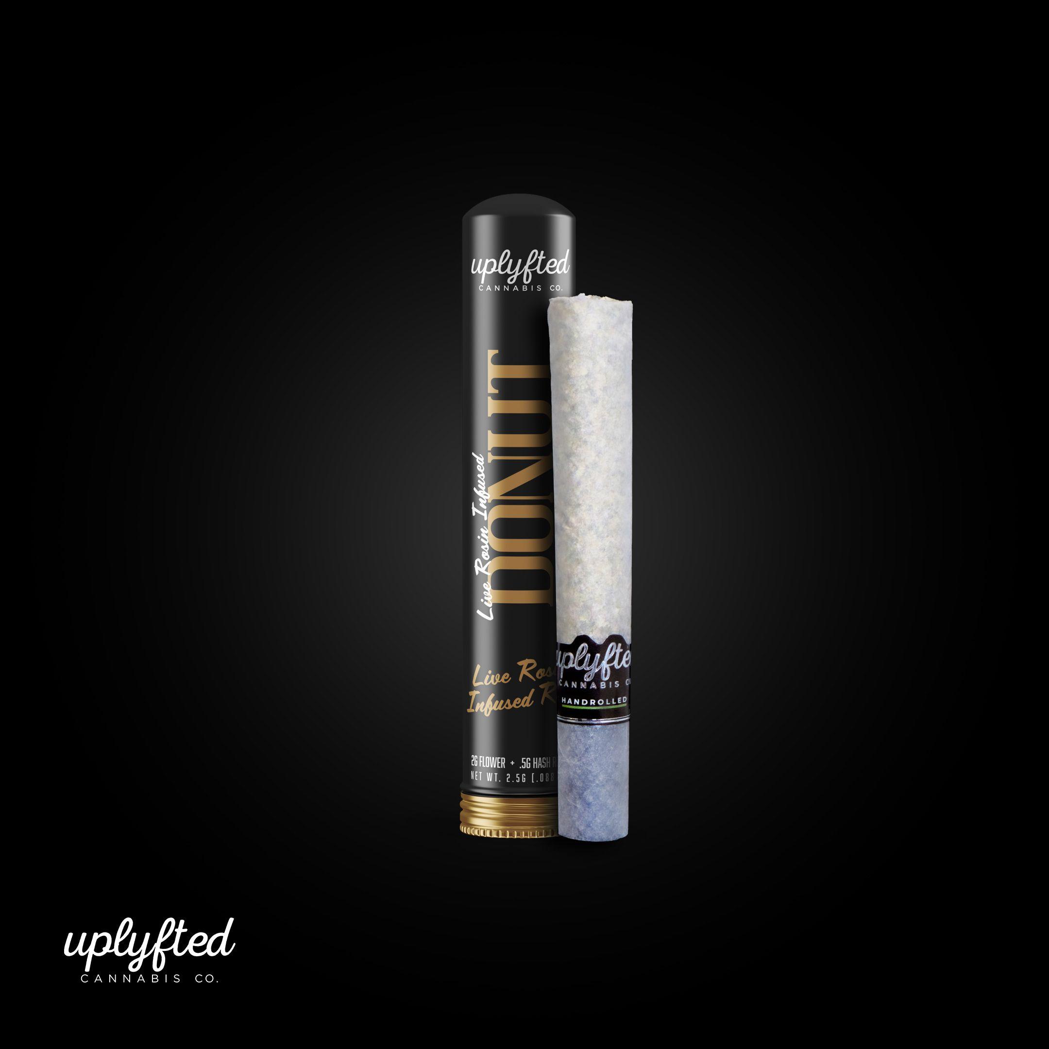 Photograph of Product: Uplyfted - Rosin Donut 1.5g - Blue Ritz x Gmo Ice Cream