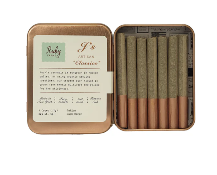 Photograph of product: Ruby Farms | Jack Herer | Classics | 7ct | 5g
