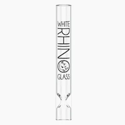 Photograph of product: WHITE RHINO | Accessory | Glass Chillum