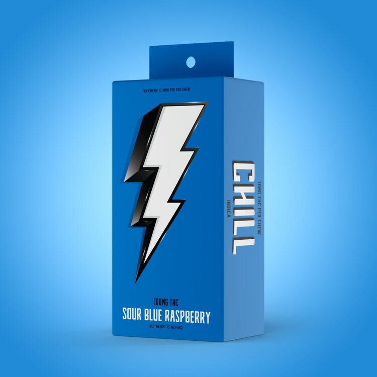 Photograph of product: Hi-Burst: Oui'd Sour Blue Raspberry - 10pk 100mg