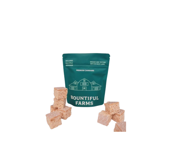 Photograph of product: Bountiful Farms Mello Rice Crispy Bites 50mg