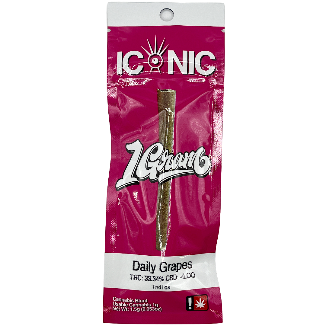 Photograph of product: Iconic- Daily Grapes 1G Blunt (H)