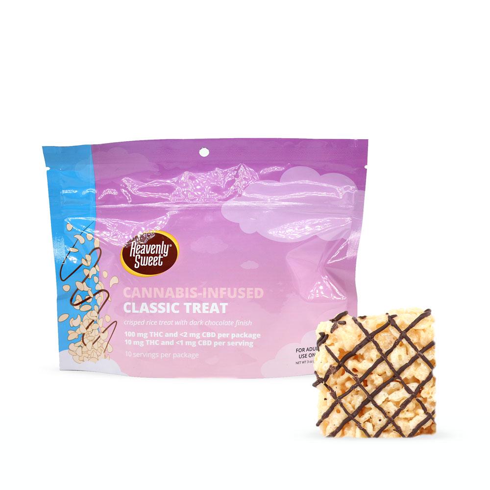 Photograph of product: HEAVENLY SWEET CLASSIC KRISPY TREAT 100MG