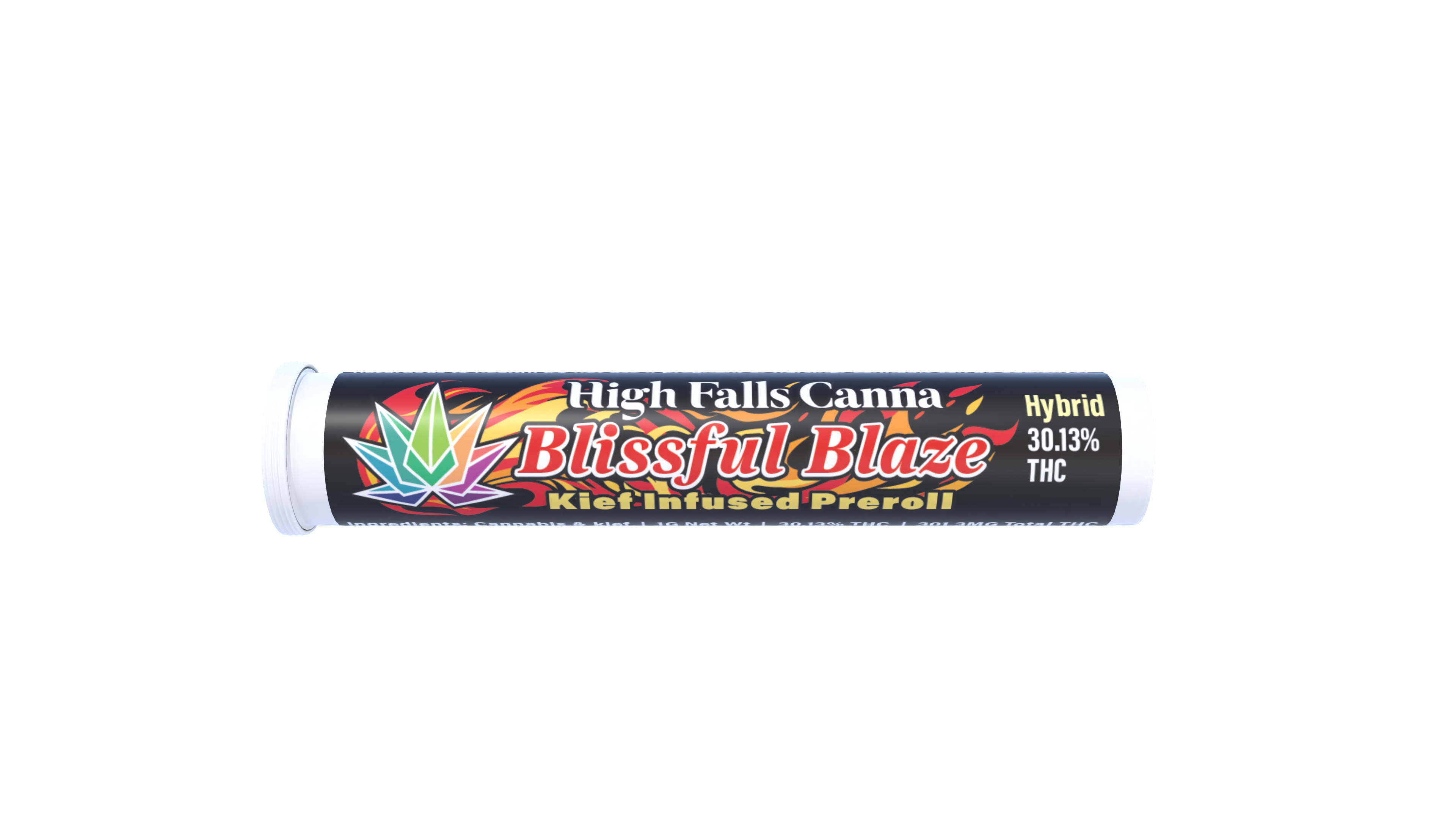 Photograph of product: High Falls Canna / Blissful Blaze Pre-rolls Kief Infused