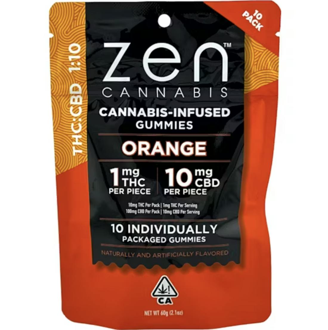 Photograph of product: 1:10 Orange 10 Pack Zen