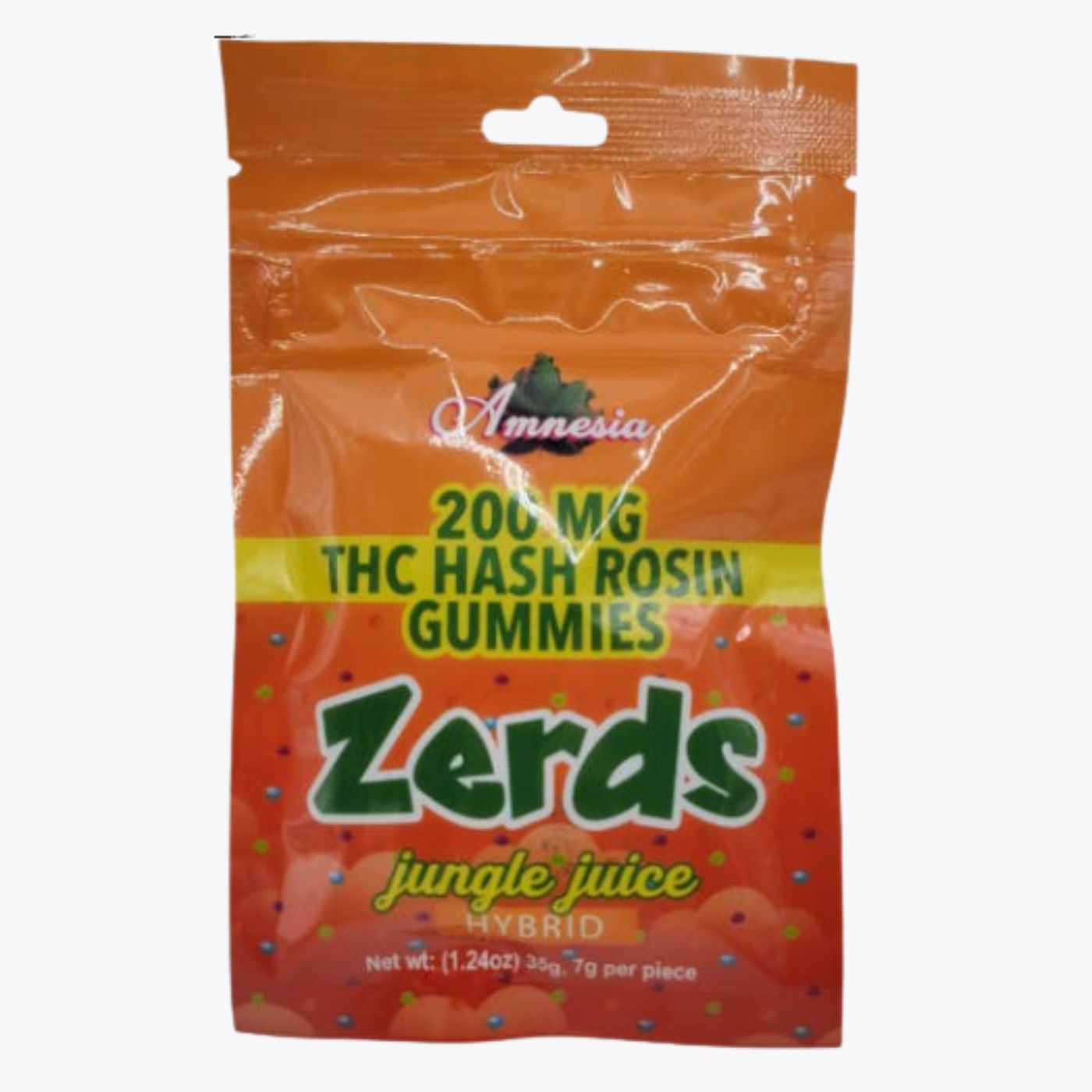 Photograph of product: Amnesia - Jungle Juice Rosin Zerdz 200mg 1pk