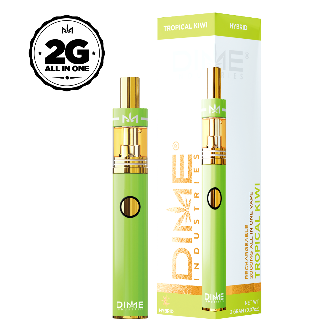 Photograph of product: Dime- Disposable Vape-Tropical Kiwi
