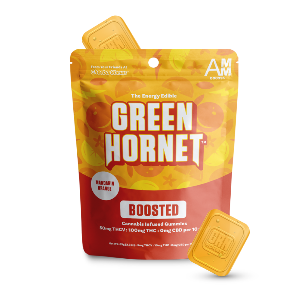 Photograph of product: Green Hornet Gummies | MANDARIAN ENERGY | 100MG