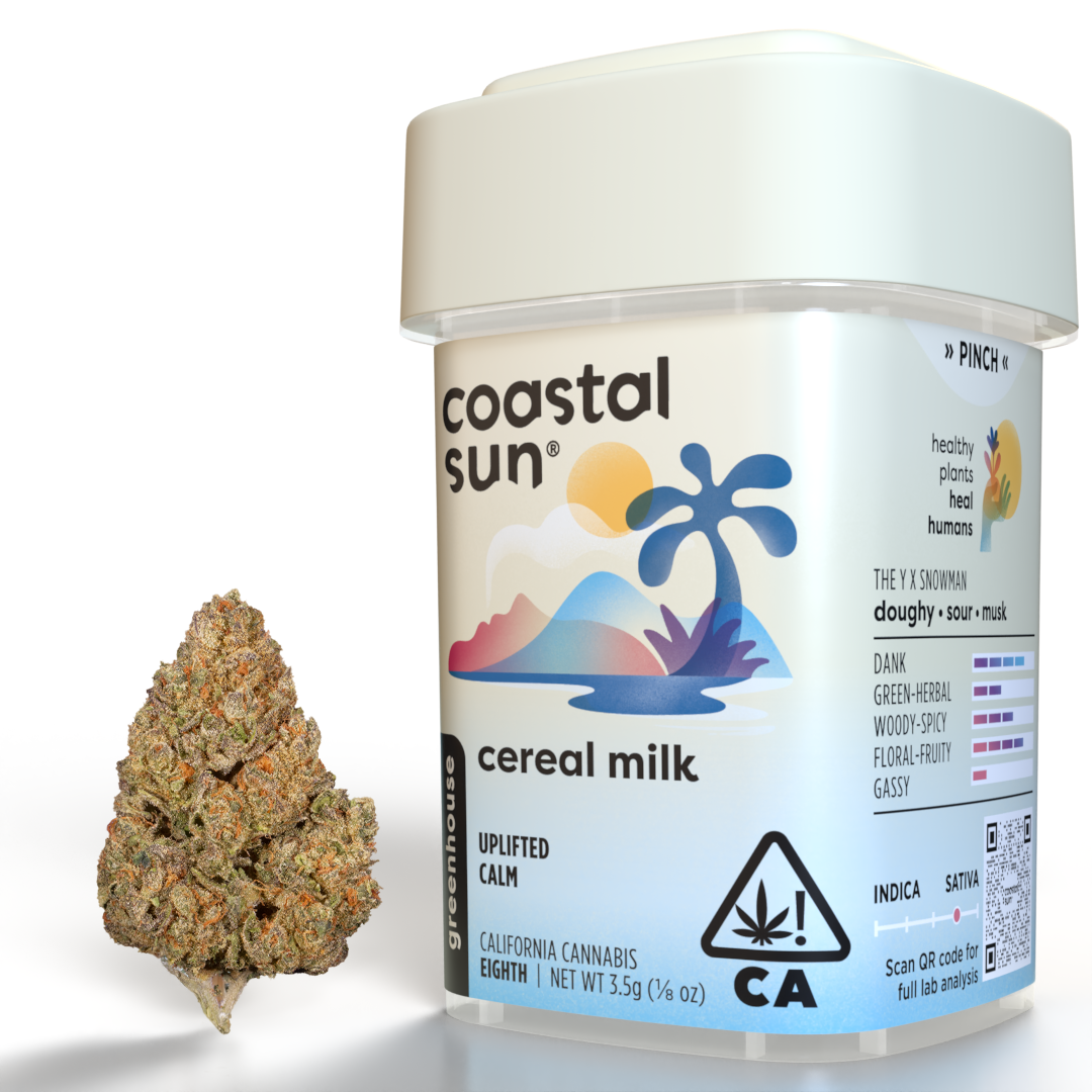 Photograph of product: Cereal Milk Greenhouse Flower 3.5g