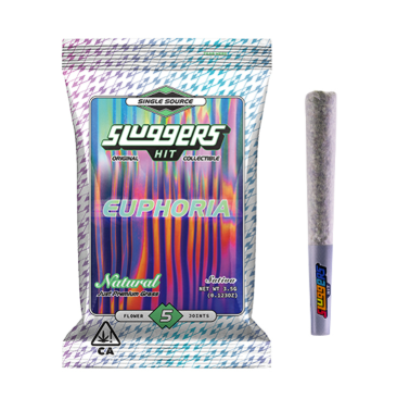 Photograph of product: Sluggers Hit Naturals Euphoria Preroll 5pk 3.5g