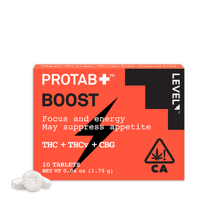 Photograph of product: PROTAB BOOST TABLETS - TH-oui + TH-ouiV + CBG (1.75G)